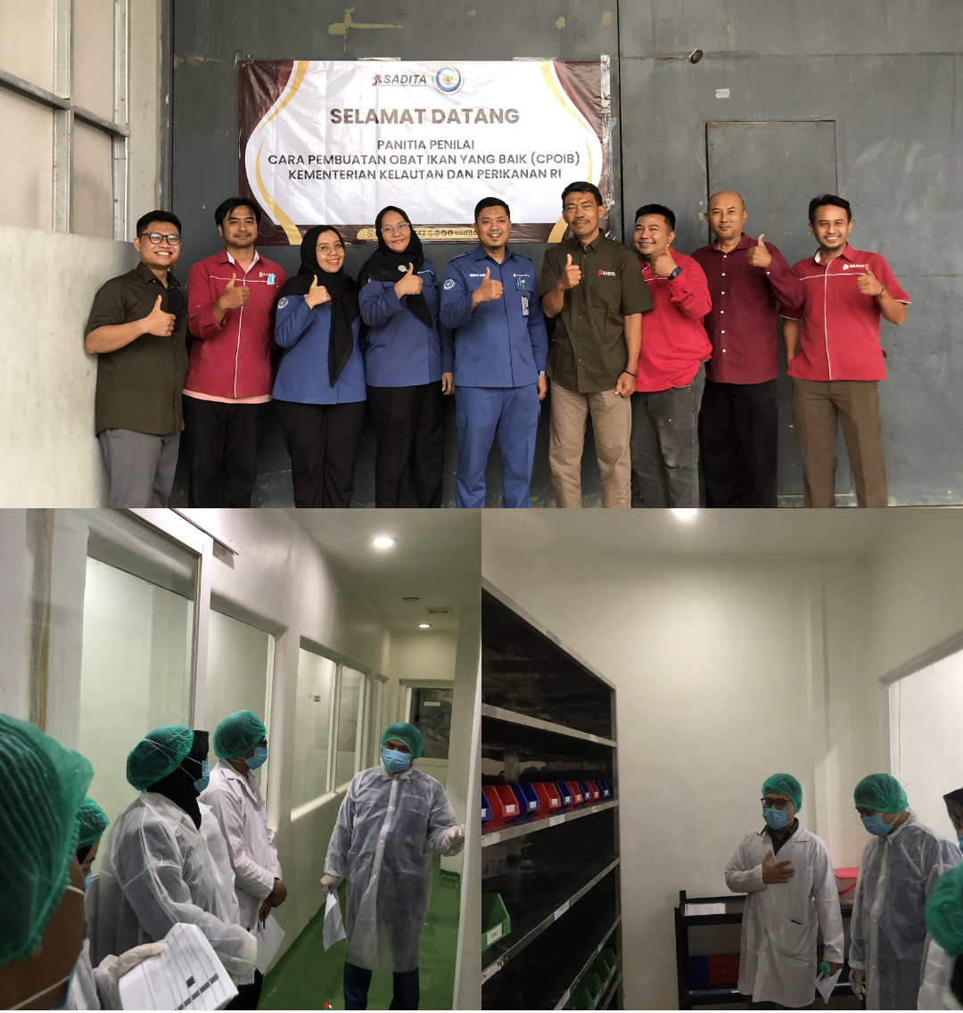 Satwa Medika Utama Melaksanakan Penilaian CPOIB Bersama Kementerian Kelautan dan Perikanan RI di Fasilitas Produksi Gunung Sindur